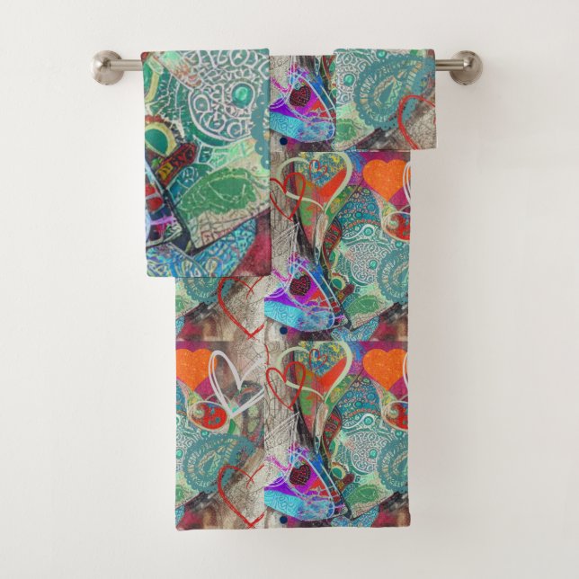 Coeurs et Paisley (En situation)