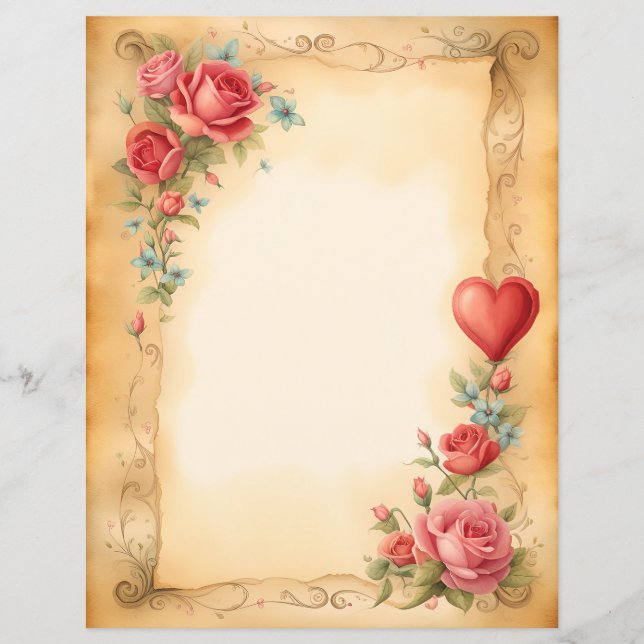 Coeurs et Rose (Devant)