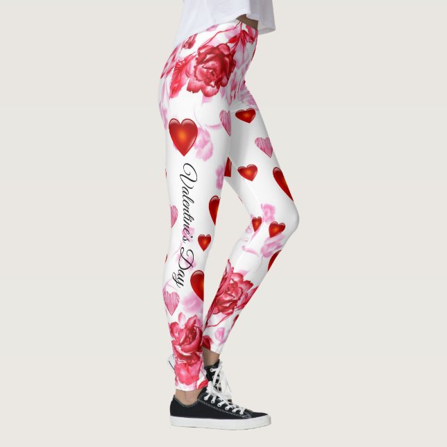 Coeurs et Roses pour les Leggings de la Saint Vale (Droite)