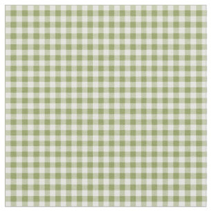 Coeurs et tissu de guingan de contrôle de vert de