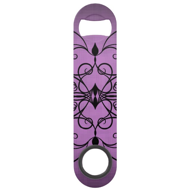 Coeurs et tourbillons noirs et violets (Devant)