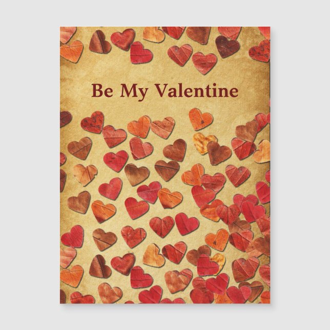 Coeurs feuilles d'automne - Saint-Valentin (Devant)