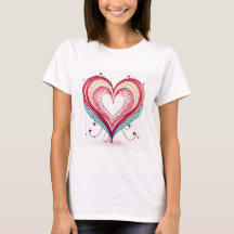 Coeurs Harmonie Tee Velentine Day T-shirt