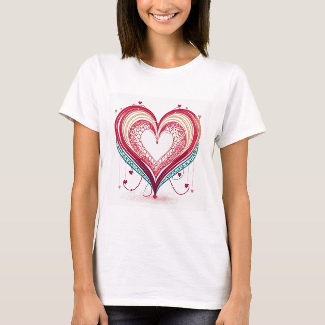 Coeurs Harmonie Tee Velentine Day T-shirt (Devant)