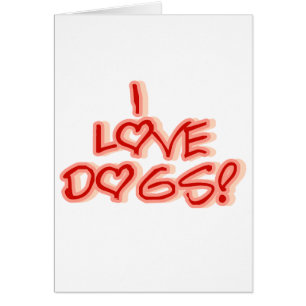 Coeurs I Love Chiens Tshirts et cadeaux