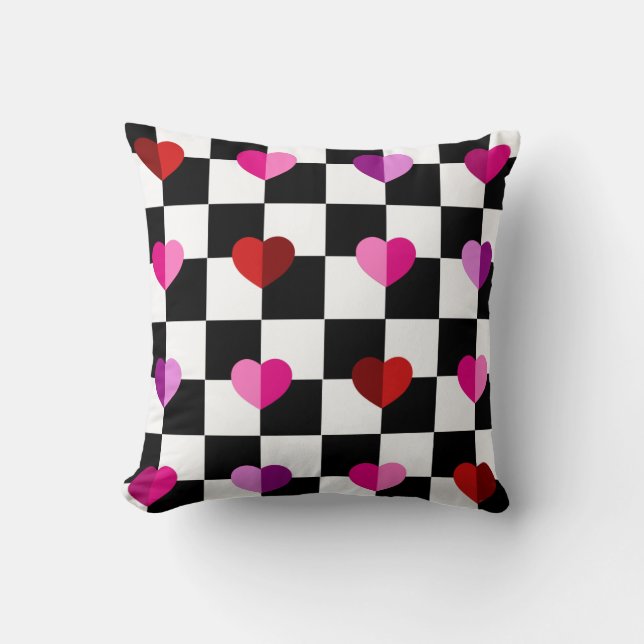 Coeurs Lance Oreiller (Recto)