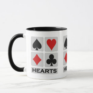 Coeurs Lecteur tasses - choisir style & couleur