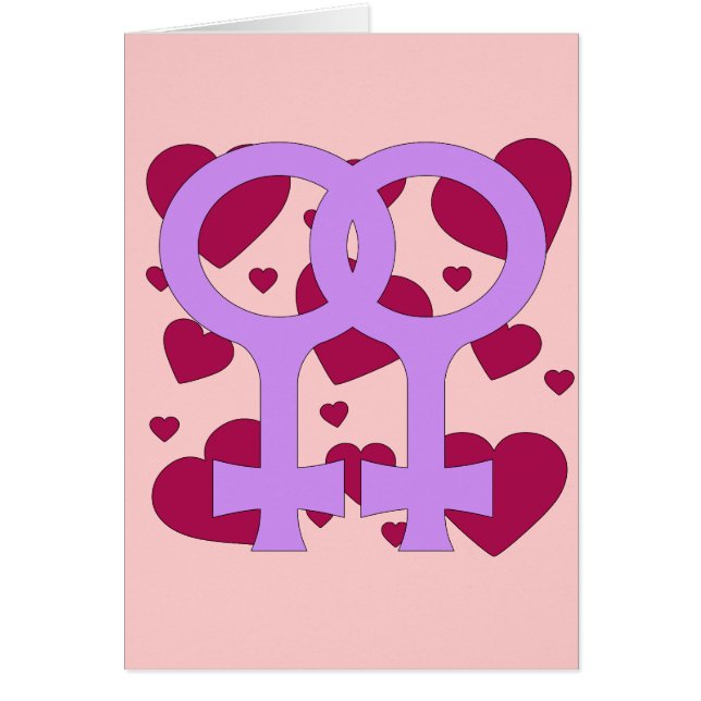Coeurs lesbiens de mariage (Devant)