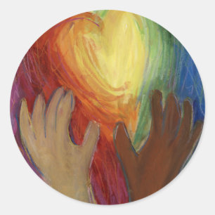 Coeurs & Mains Aimer Diversité Stickers Art Déca
