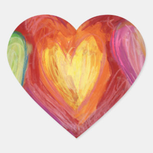 Coeurs & Mains Aimer Diversité Stickers Art Décal