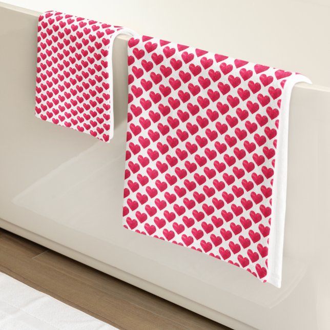 Coeurs mignons Valentines Aquarelle Motif simple (Créateur téléchargé)