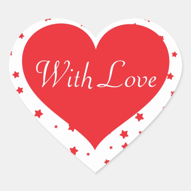 Coeurs Personnalisés Amusants Avec Stickers D'Amou (Devant)