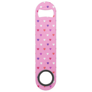 Coeurs polka rose