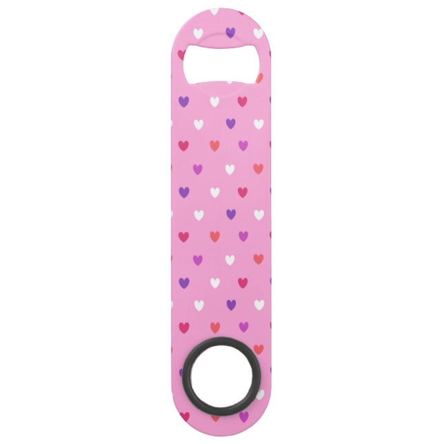 Coeurs polka rose (Devant)