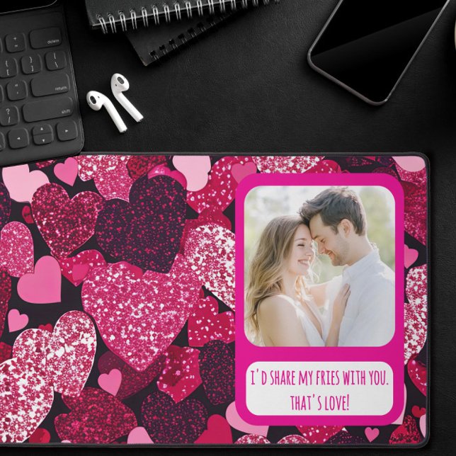 Coeurs rose Parkly Partagez Mes Fries (Créateur téléchargé)