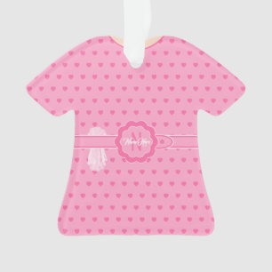 Coeurs roses Ceinturé Roses Figurine TShirt
