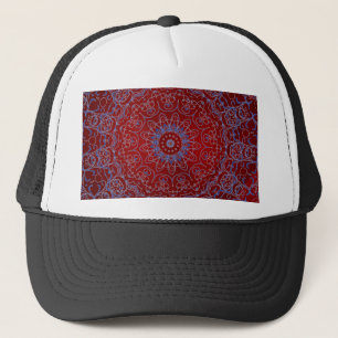 Coeurs rouges et Casquette de dentelle bleue