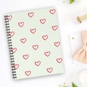 Coeurs rouges Motif, mignonne, amour