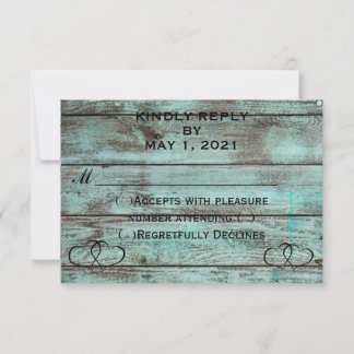 Coeurs rustiques RSVP