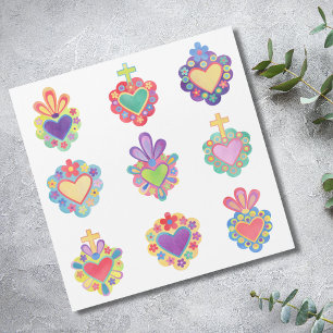 COEURS SACRÉS, COULEUR D'EAU, mexique, folle mexic