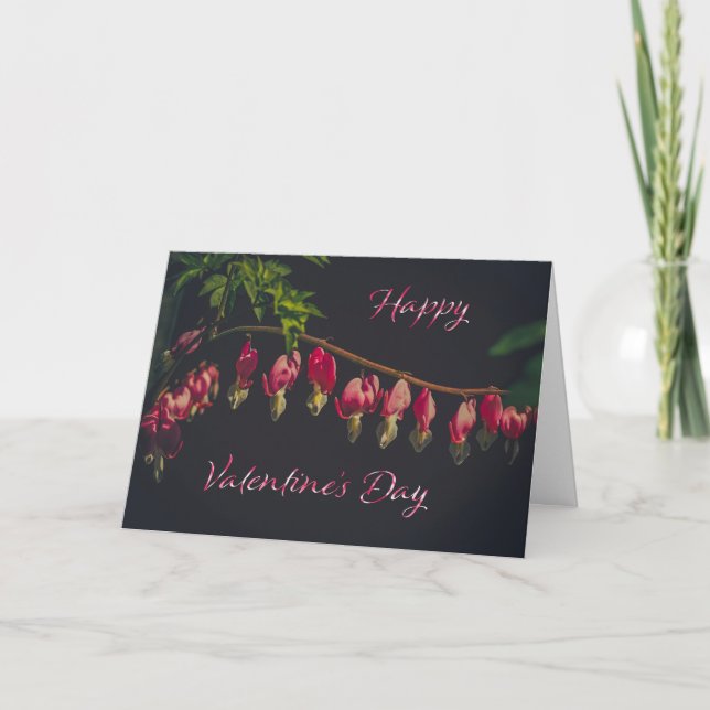 Coeurs saignants Carte de voeux de la Saint-Valent (Devant)