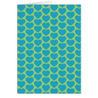 Coeurs turquoise