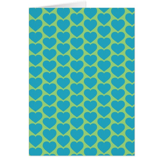 Coeurs turquoise (Devant)