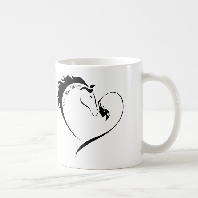 Coeurs une fois sauvages - tasse (Droite)