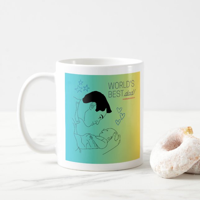 Coffe Mugs Happy  Day Dad (Avec donut)