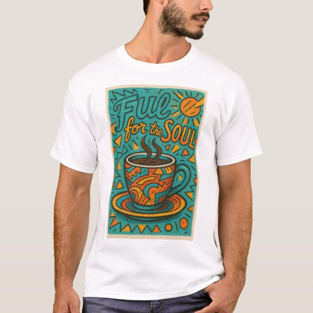 Coffee Art T-shirt design (Devant)