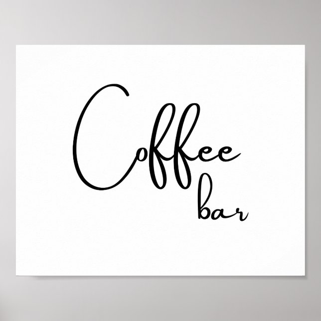 Coffee Bar Poster (Devant)