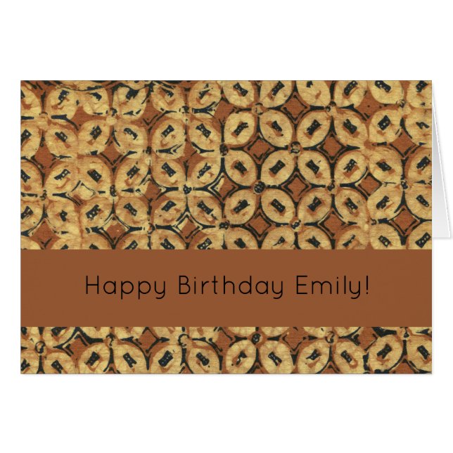 Coffee Bean Earthy Boho Rustique (Devant horizontal)