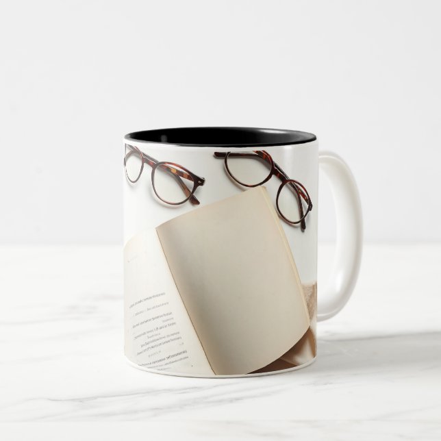 Coffee & Books Mug - Cozy Reading Lover Gift (Devant droit)