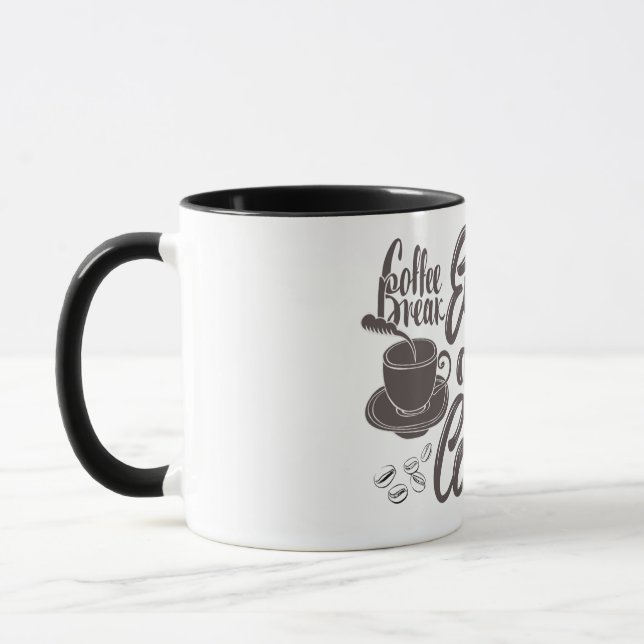 coffee break mug design (Gauche)