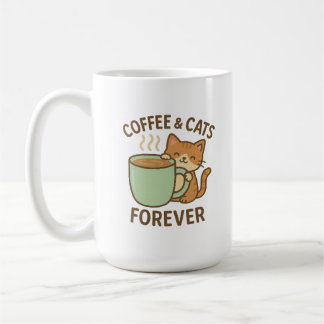 Coffee & Cats Forever Cute Cat Mug ☕🐾