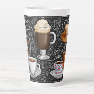 Coffee Collage Latte Mug