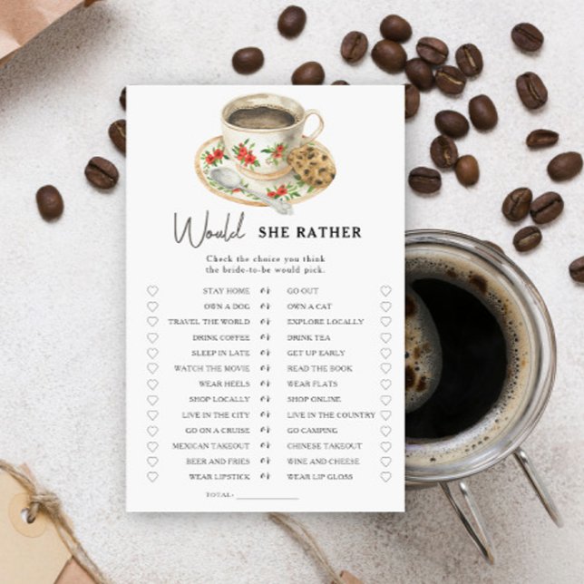 Coffee Coupe nuptiale Douche préférerait-elle joue (Créateur téléchargé)