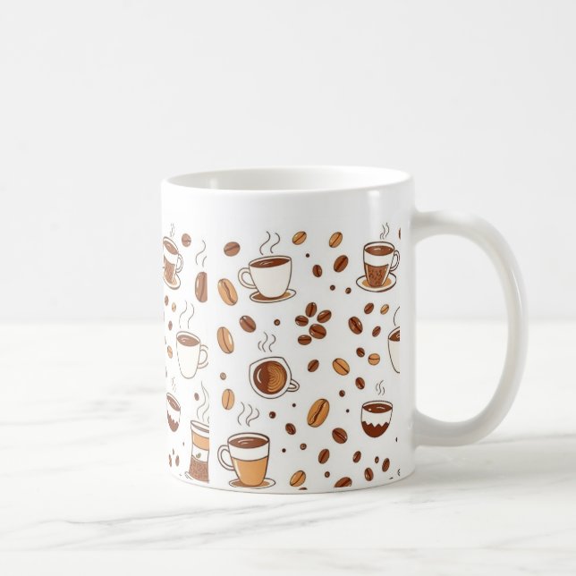 Coffee Cup Ceramic Mug - Parfait pour les amateurs (Droite)