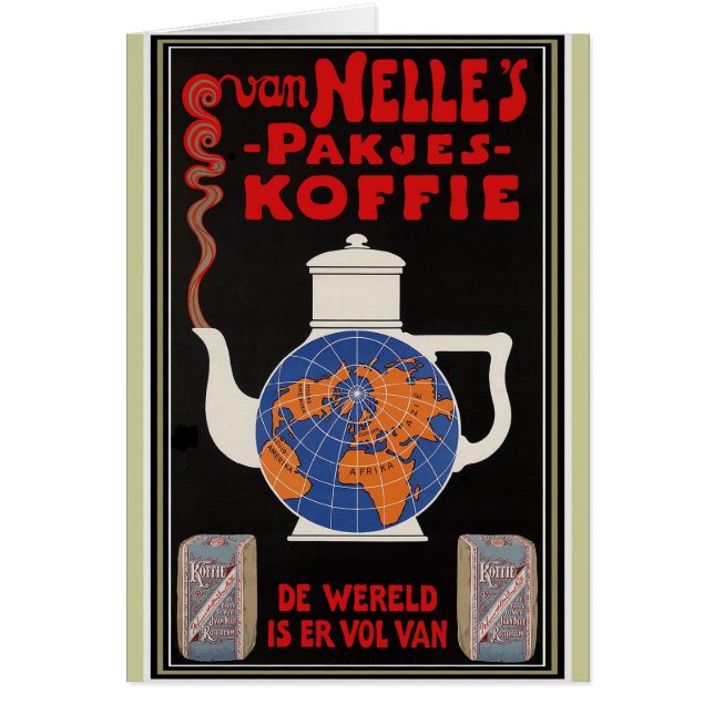 Coffee de Van Nelle's - la publicité vintage (Devant)