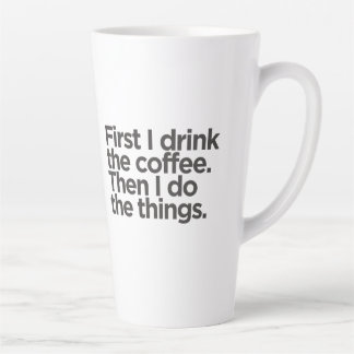 Coffee First Latte Mug