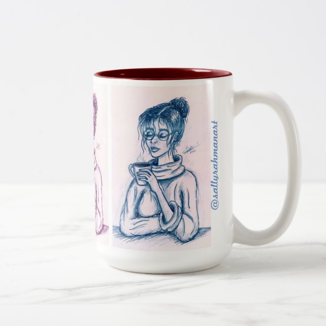 Coffee Girl Mug (Droit)