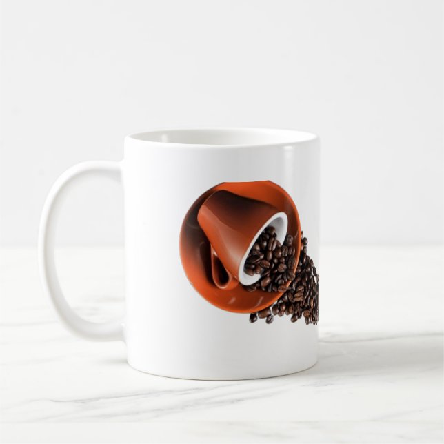 Coffee is my love language mug -funny gift (Gauche)