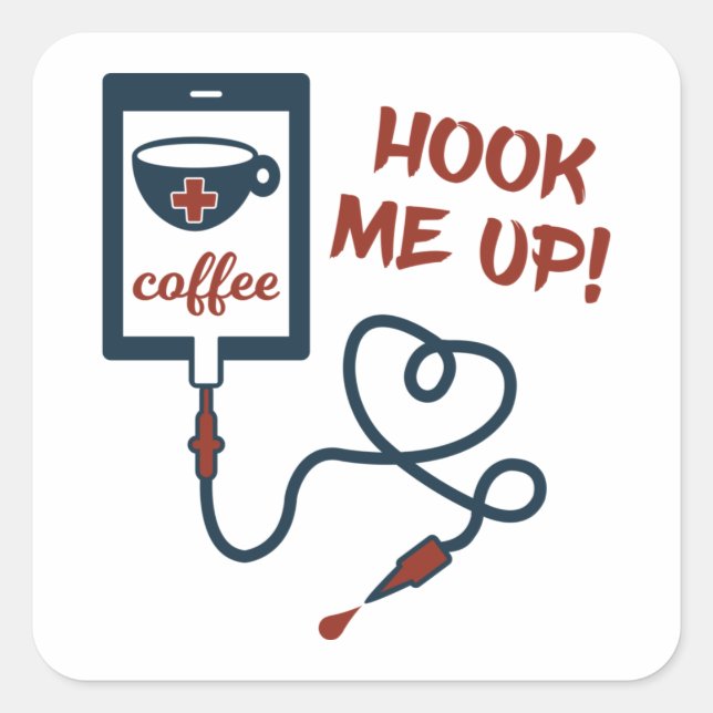 COFFEE IV CHEMISE - Stickers amusants (Devant)