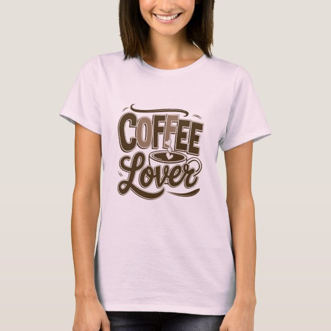 Coffee Life Line" Funny Coffee Lover T-Shirt for  (Devant)