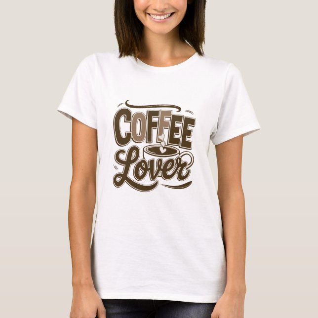Coffee Life Line" Funny Coffee Lover T-Shirt for  (Devant)