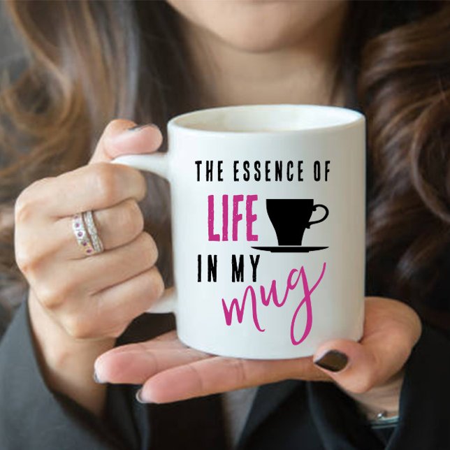 Coffee Life Quote  Mug (Créateur téléchargé)