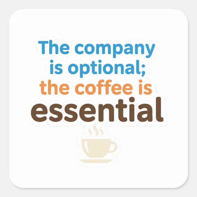 Coffee Lover Daily Ritual Sticker (Devant)