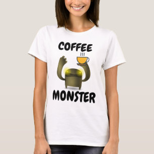 COFFEE MONSTER T-shirts amusants