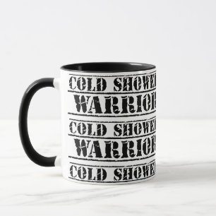 Coffee Mug 1 (Carrelé), le guerrier de la douche 