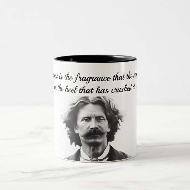 Coffee Mug avec citation de Mark Twain (Centre)